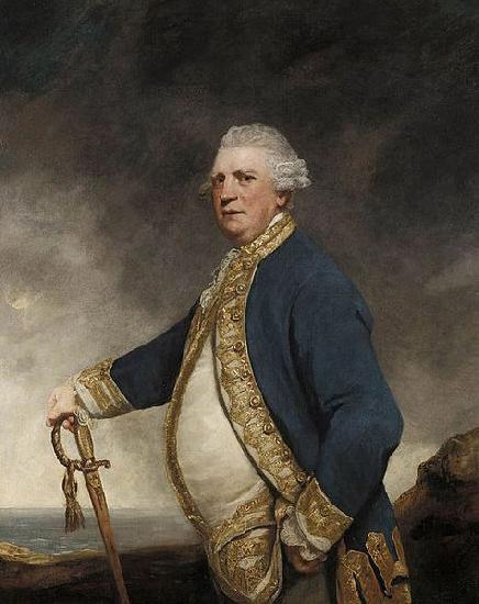 Sir Joshua Reynolds Portrait of Admiral Augustus Keppel oil painting image